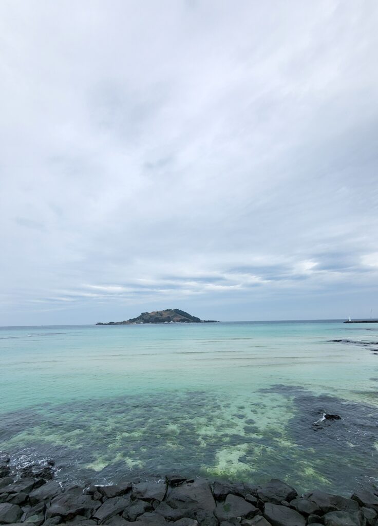 Biyangdo Island seen from Hyeopjae Beach