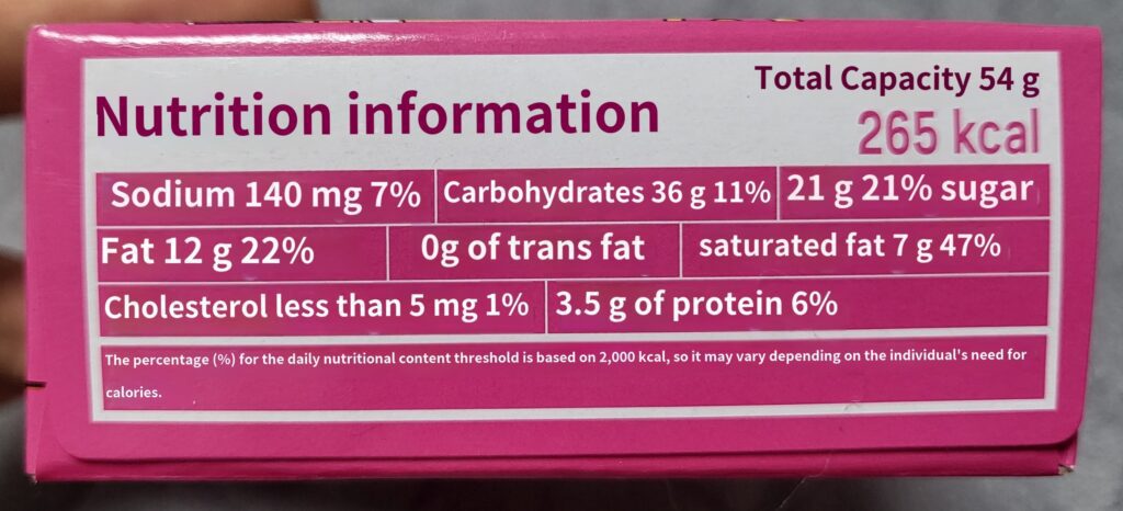 Kancho Snacks: Nutrition Information